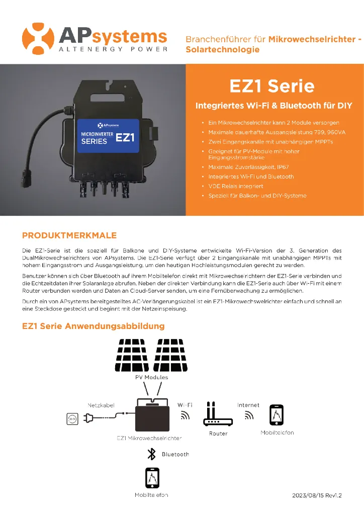 Datenblatt APsystems Mikrowechselrichter EZ1-1.webp
